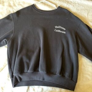 Hollister Charcoal Logo Sweatshirt